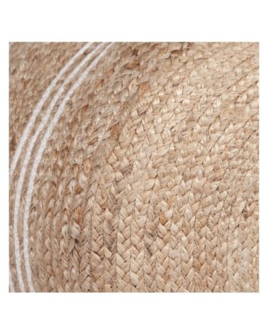 Pouf rond en jute D45 cm