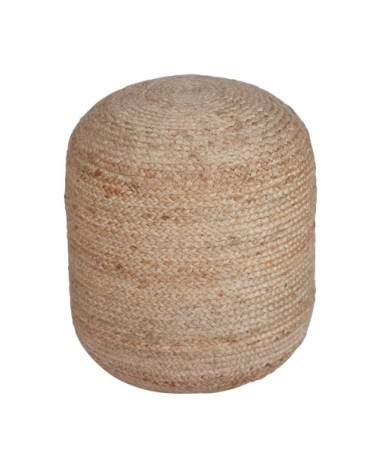 Pouf rond en jute naturelle  D45 cm