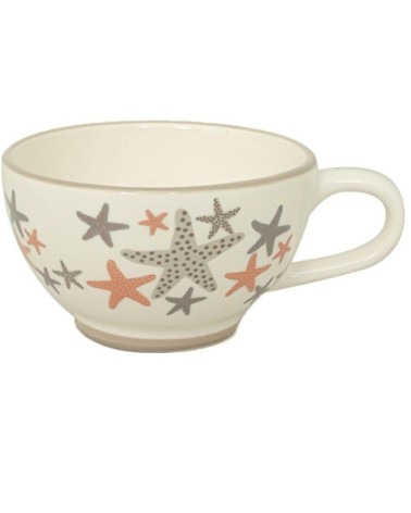 Petit bol en céramique étoiles de mer 25cl