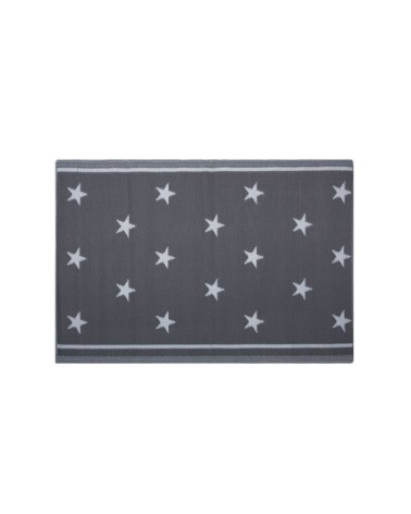 Tapis en matériaux synthétiques gris 180x120cm