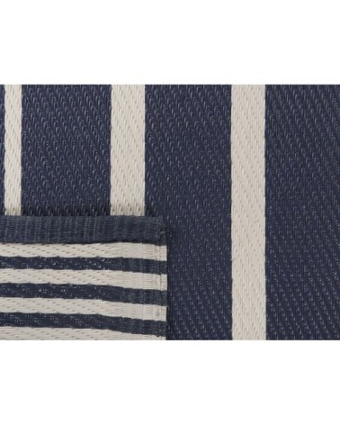 Tapis en matériaux synthétiques bleu 180x120cm