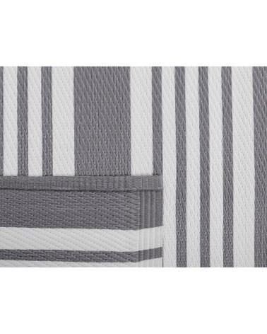 Tapis en matériaux synthétiques gris 180x120cm