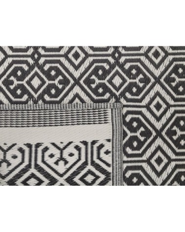 Tapis en matériaux synthétiques noir 180x120cm