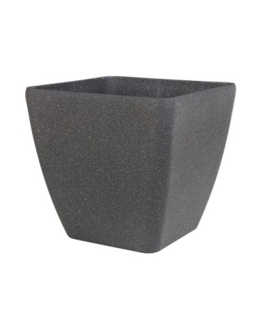 Cache-pot d'extérieur en pierre gris H34