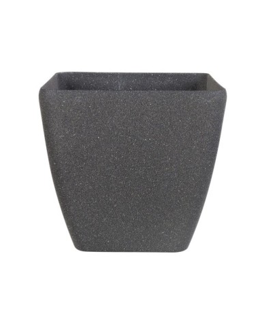 Cache-pot d'extérieur en pierre gris H42