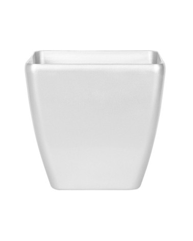 Cache-pot d'extérieur en pierre argenté H41