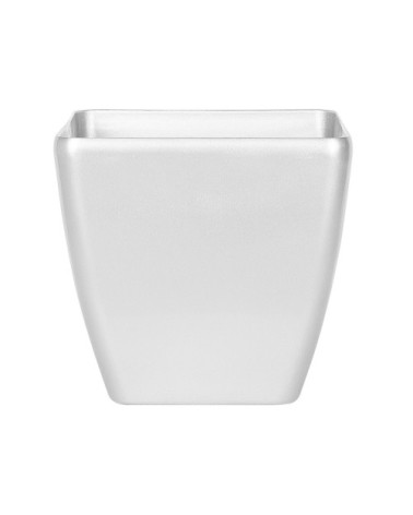 Cache-pot d'extérieur en pierre argenté H48