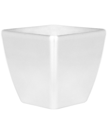 Cache-pot d'extérieur en pierre argenté H48