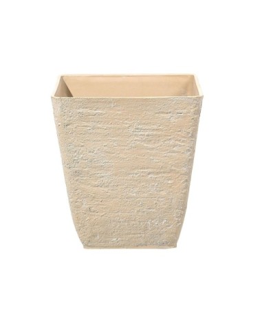 Cache-pot d'extérieur en pierre beige H43