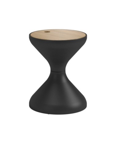 Table d'appoint anthracite sans seau à glace