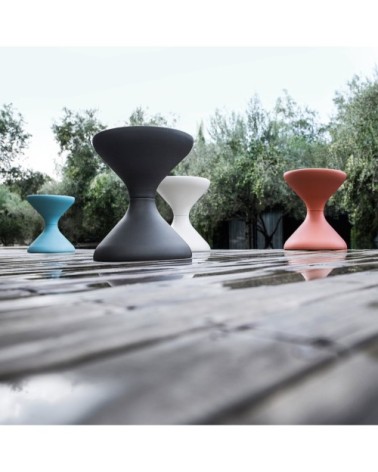 Table d'appoint anthracite sans seau à glace