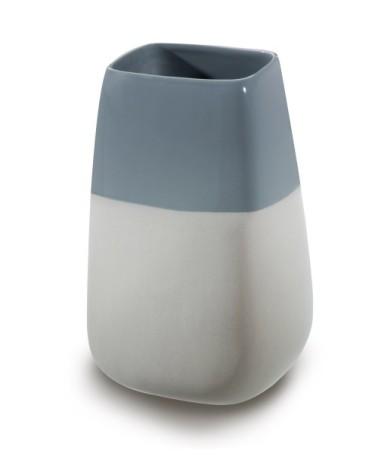 Vase en grès gris H40cm