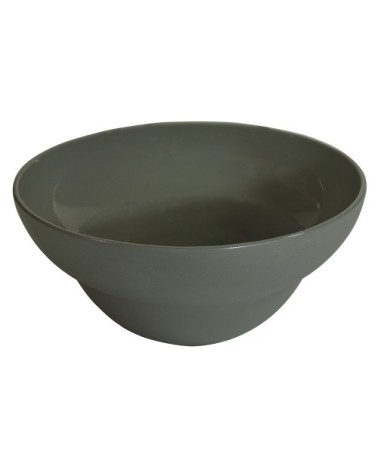 Coupelle en porcelaine gris 17.5 cm - Lot de 6