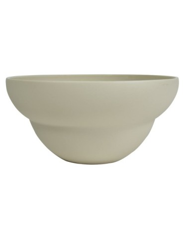 Coupelle en porcelaine beige 17.5 cm - Lot de 6