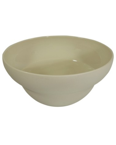 Coupelle en porcelaine beige 17.5 cm - Lot de 6