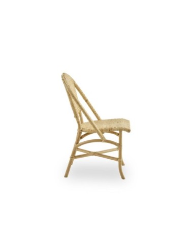 Chaise repas en rotin style bohème chic