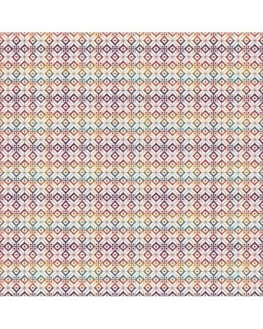 Nappe  pur coton multicolore 155x225