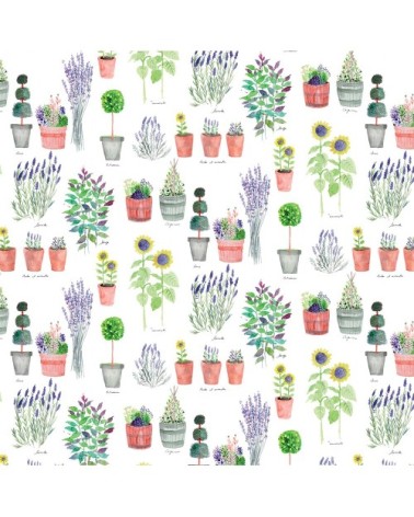 Nappe carrée  métis lin & coton Multicolore 115x115