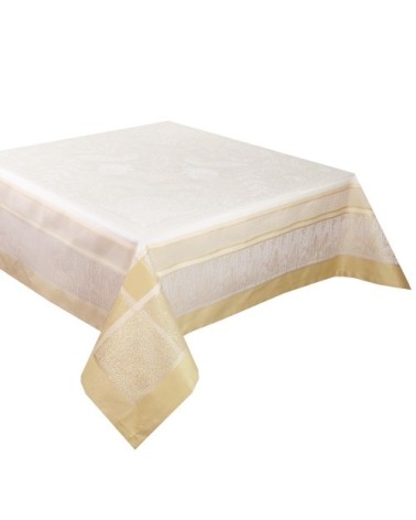 Nappe antitache déperlant coton & autres fibres or 174X304