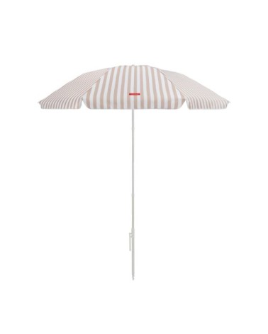 Parasol plage inclinable UPF50+ polyester beige