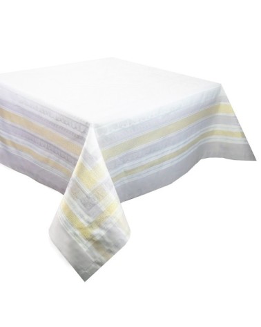 Nappe antitache déperlant coton & autres fibres blanc 172X172