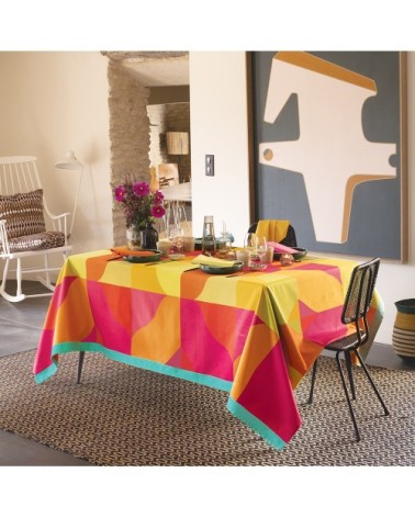 Nappe  pur coton multicolore 155x260