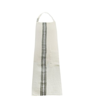 Tablier  pur lin beige 79.5X90