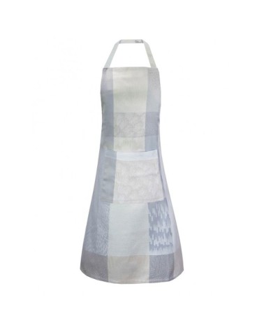 Tablier enduit imperméable pur coton beige 75x85