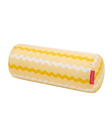 Coussin plage gonflable microfibre jaune