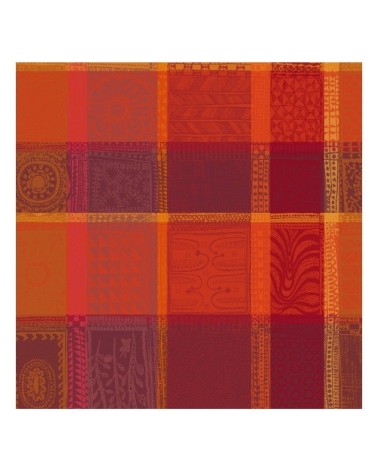 Serviette  pur coton orange 55x55