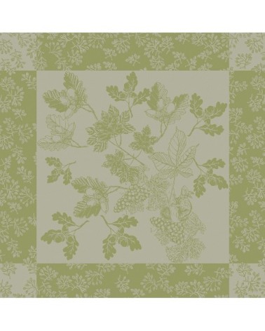 Serviette  pur coton vert 55x55