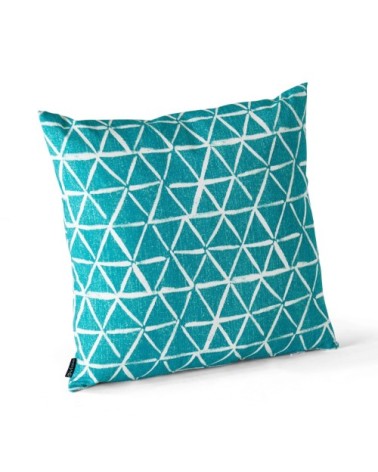 Coussin de jardin carré en polyester vert 45 x 45 x 8 cm