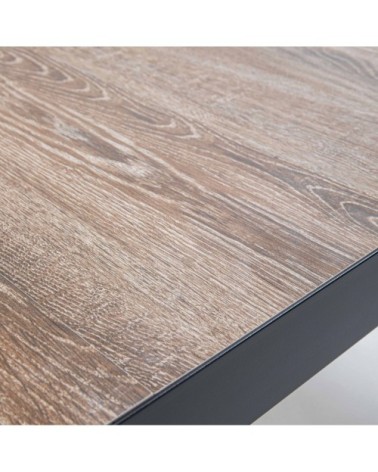 Table de jardin en aluminium et céramique