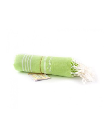 Fouta en coton peigné Lime 50 x 100 cm