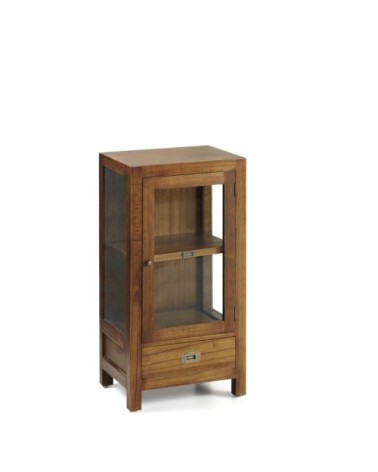 Vitrine en bois marron