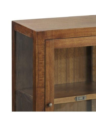 Vitrine en bois marron