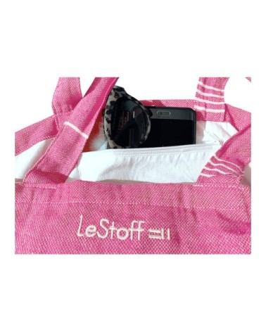Sac de plage BIO Fuchsia 45 x 38 cm