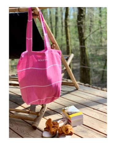 Sac de plage BIO Fuchsia 45 x 38 cm