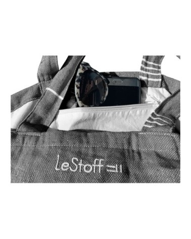 Sac de plage BIO Anthracite 45 x 38 cm