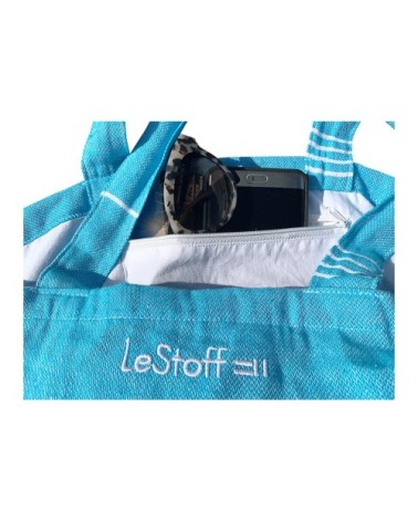 Sac de plage BIO Aqua 45 x 38 cm