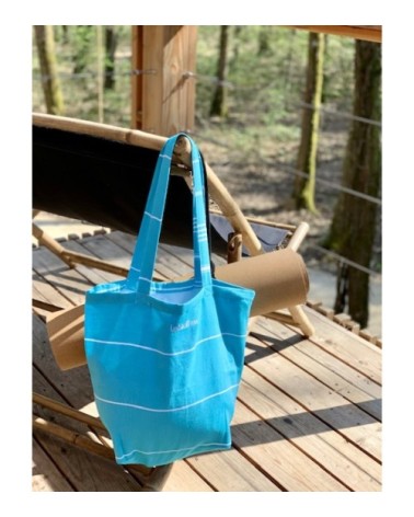 Sac de plage BIO Aqua 45 x 38 cm