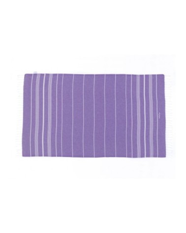 Fouta en coton peigné Indigo 50 x 100 cm