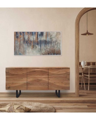 Tableau à l'huile en bois cuivre