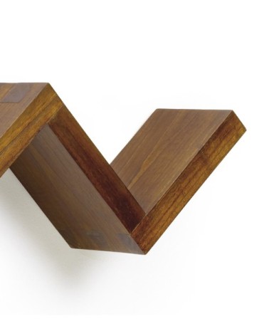 Étagère escalier en bois marron