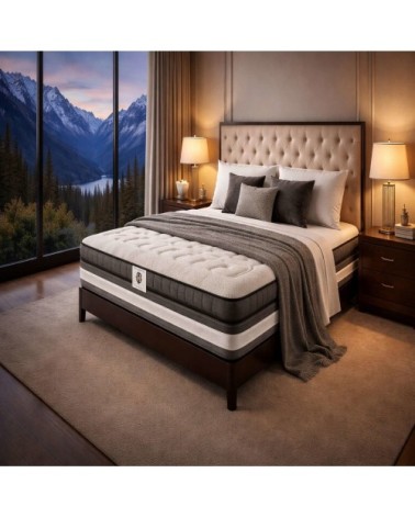 Ensemble matelas et 2 sommiers 180x200 cmx22 cm