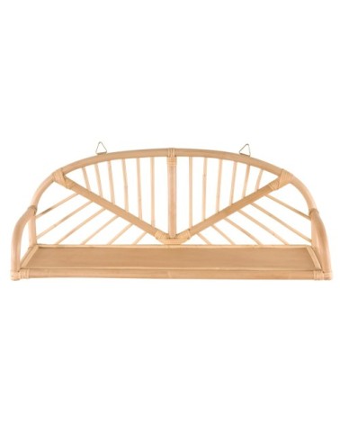 Etagère murale en rotin