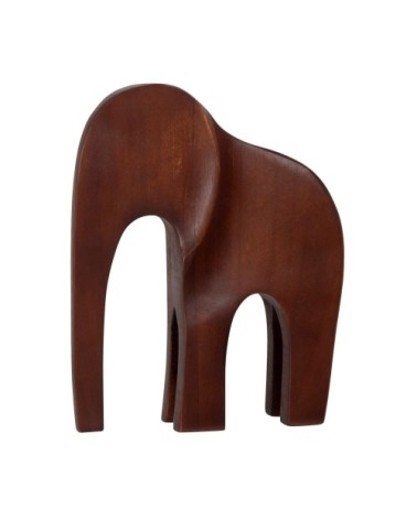 Statuette éléphant en bois d'acacia