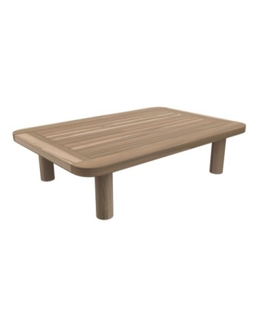 Table basse de jardin en teck