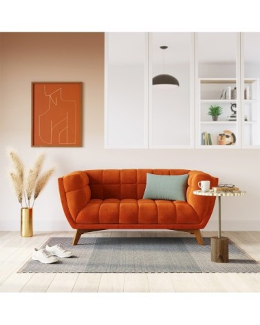 Table d'appoint ronde en bois de manguier et résine  D45 cm