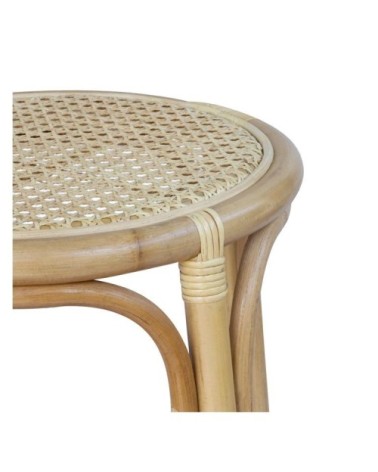 Tabouret de bar 75 cm en rotin